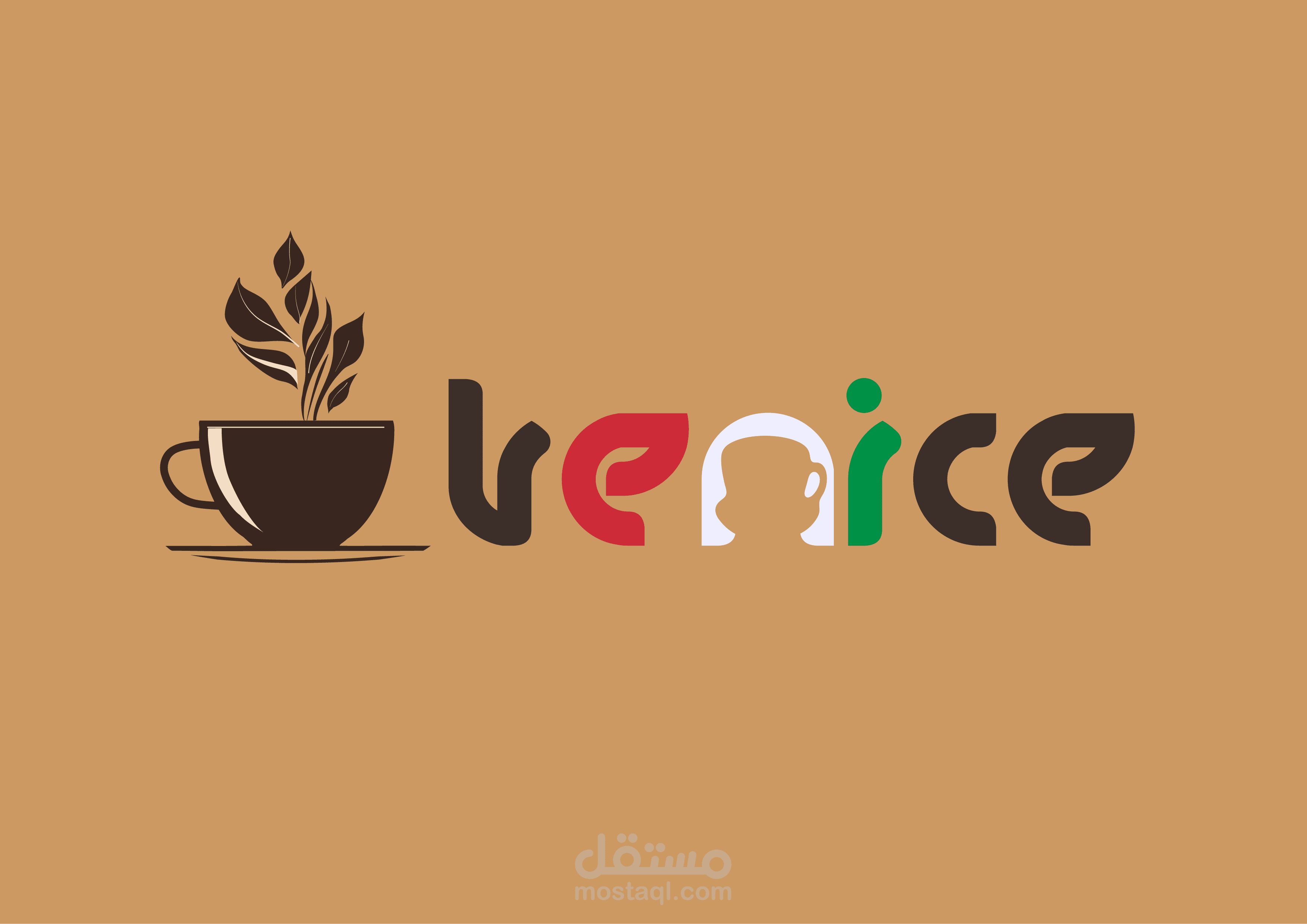 Venice café brand identity