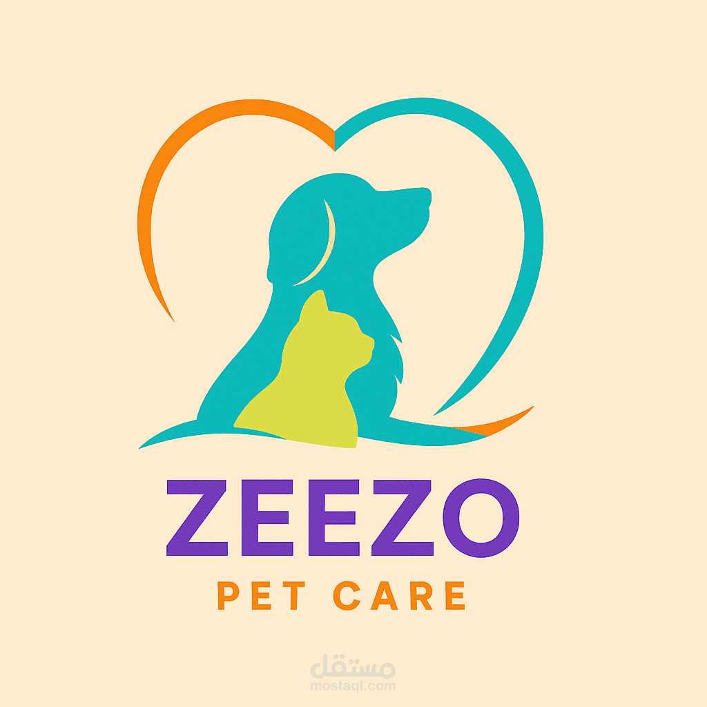 مصممة جرافيك لشعارZEEZO Pet Care بطريقه احترافيه وجذابة