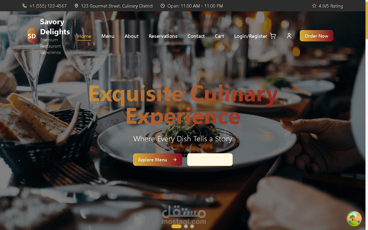 Resturant WebSite