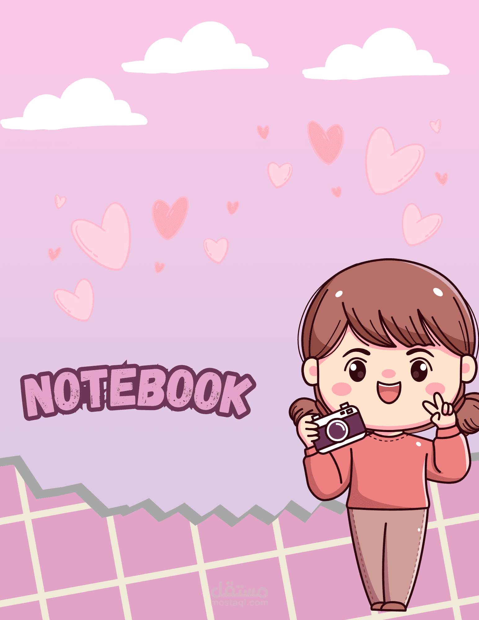 تصميم نوت بوك (Notebook) احترافي وجذاب للطباعة أو النشر الإلكتروني