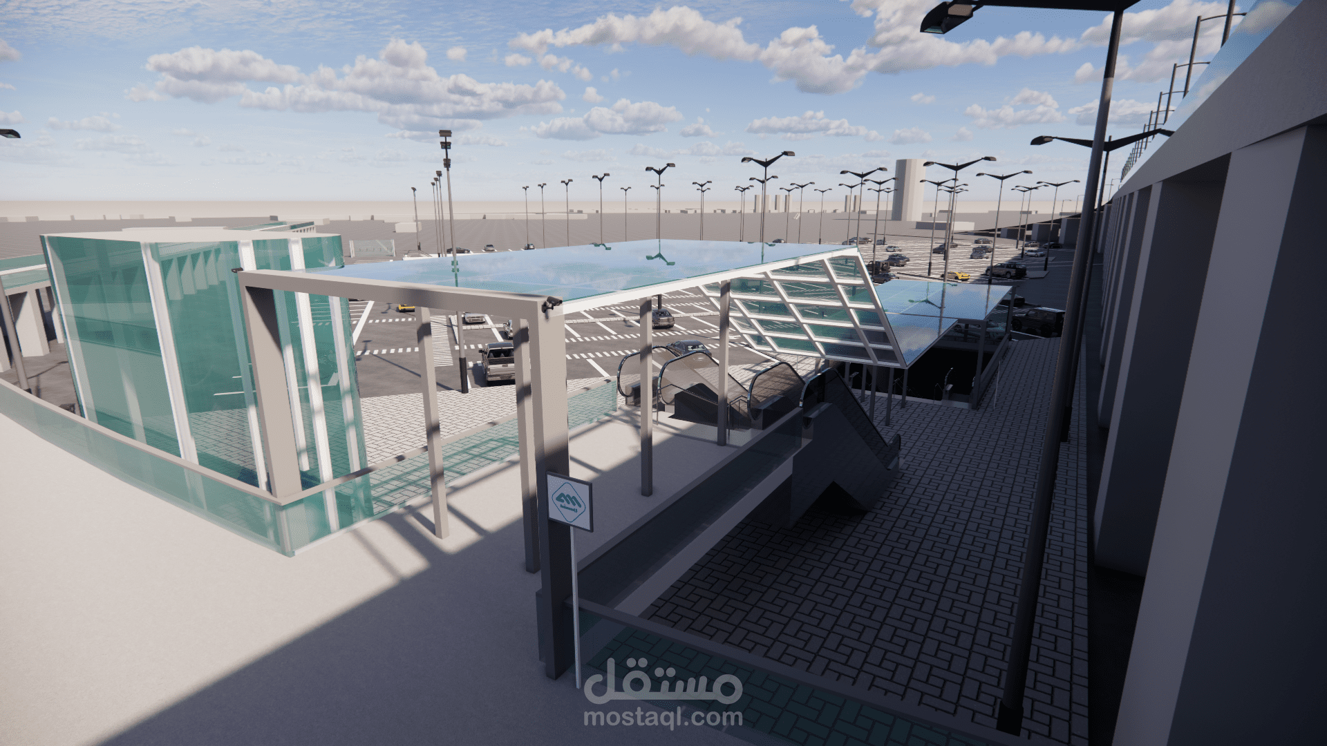 تصميم محطة مترو – محطة المطار، الجزائر