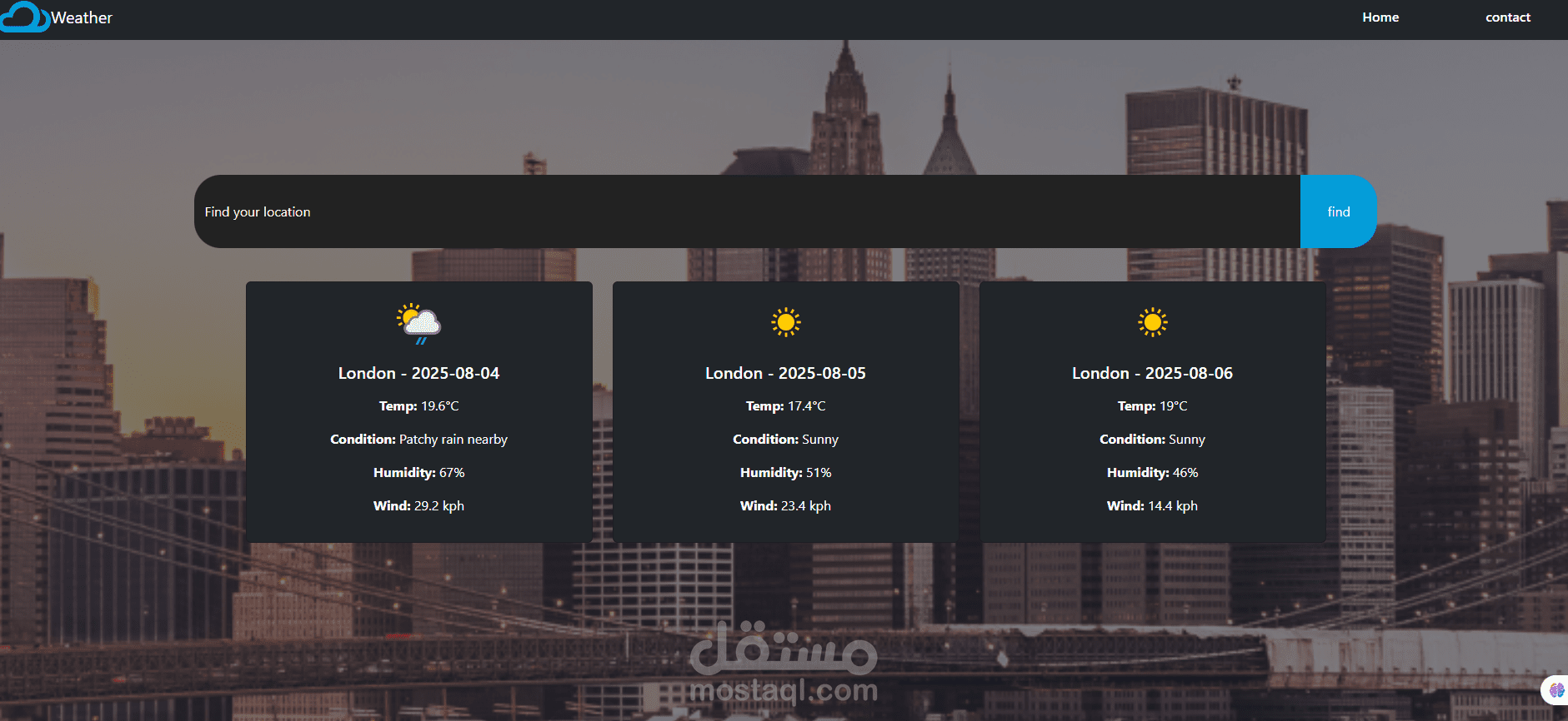 Weather api