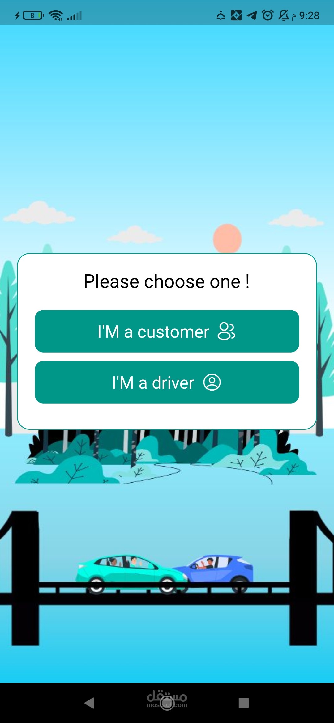 application mobile de covoiturage