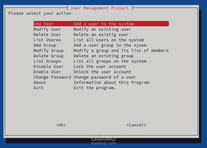 User & Group Management Shell Script