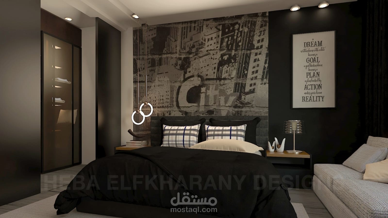 Modern Boy’s Bedroom – Edgy, Youthful & Functional Design