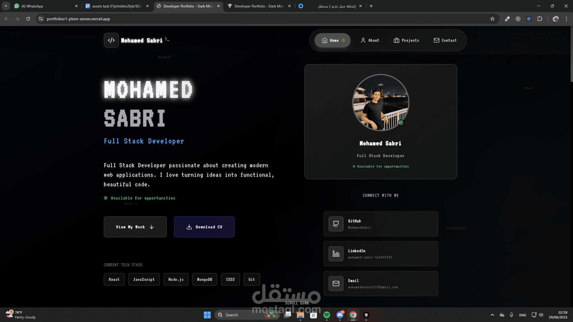 My Profile