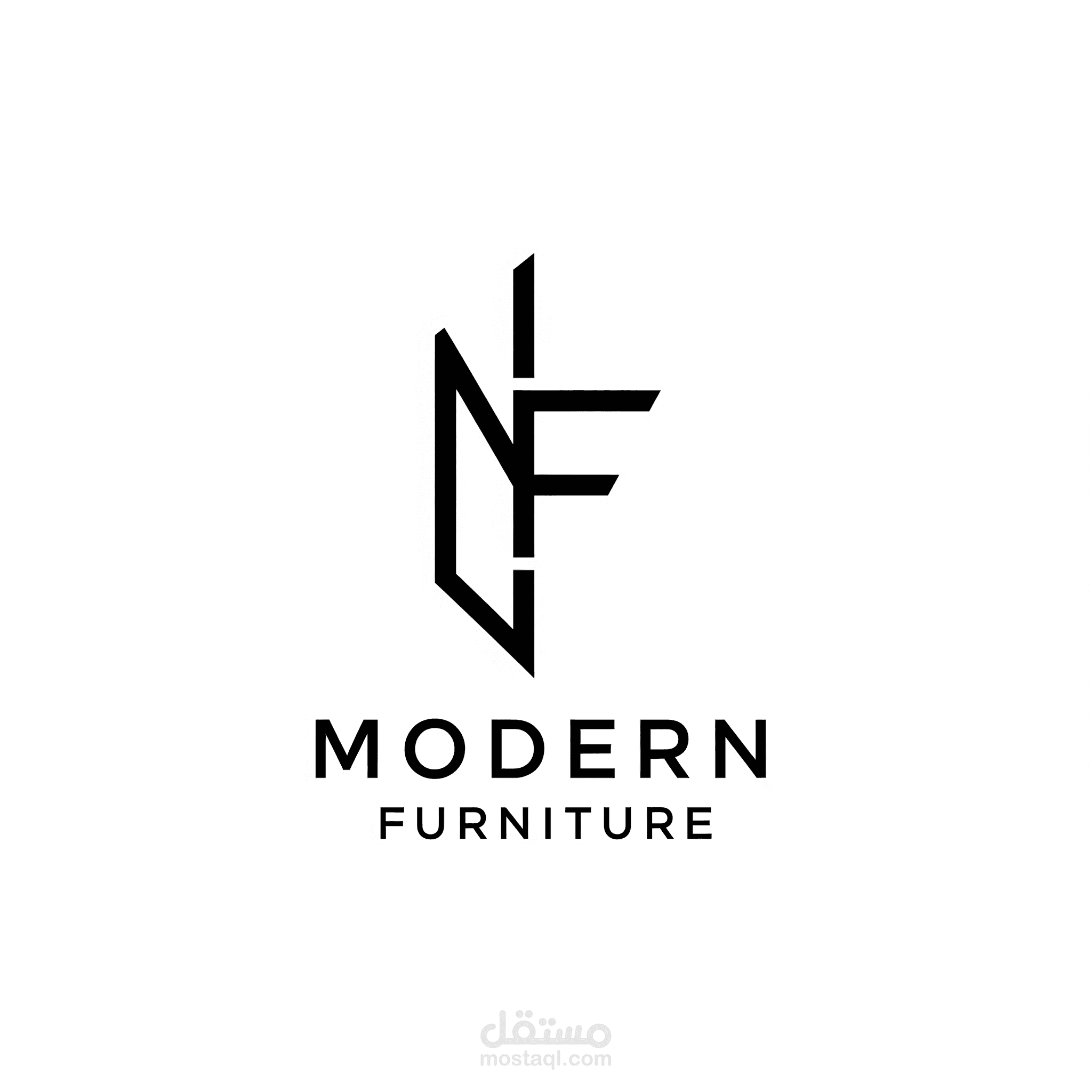 MODERN FURNITURE – Minimalist Logo Design