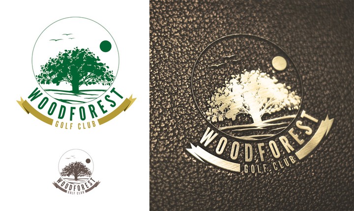 تصميم لوجو للشركة الإنجليزية WOODFOREST GOLF CLUB