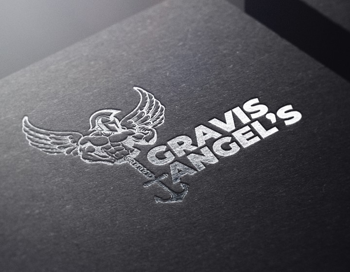 تصميم شعار وهوية شركة  GRAVIS ANGEL'S