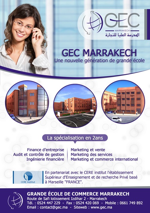 FLYER GEC MARRAKECH