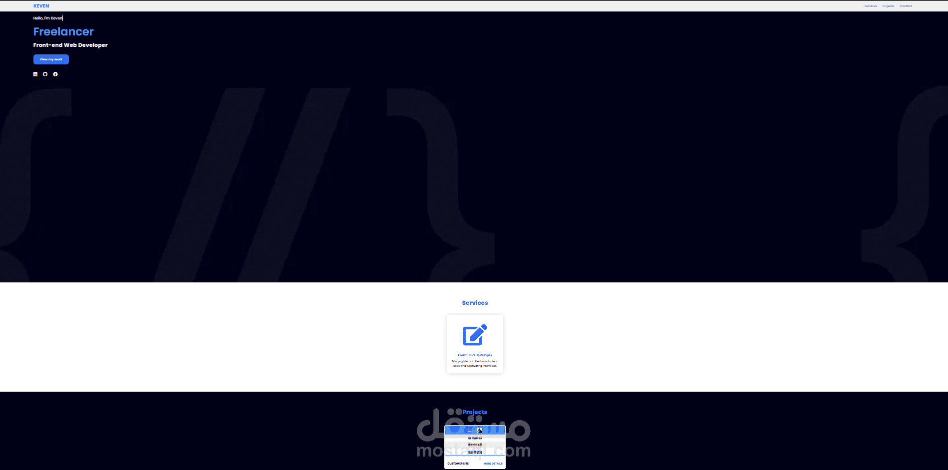 Front-end web development