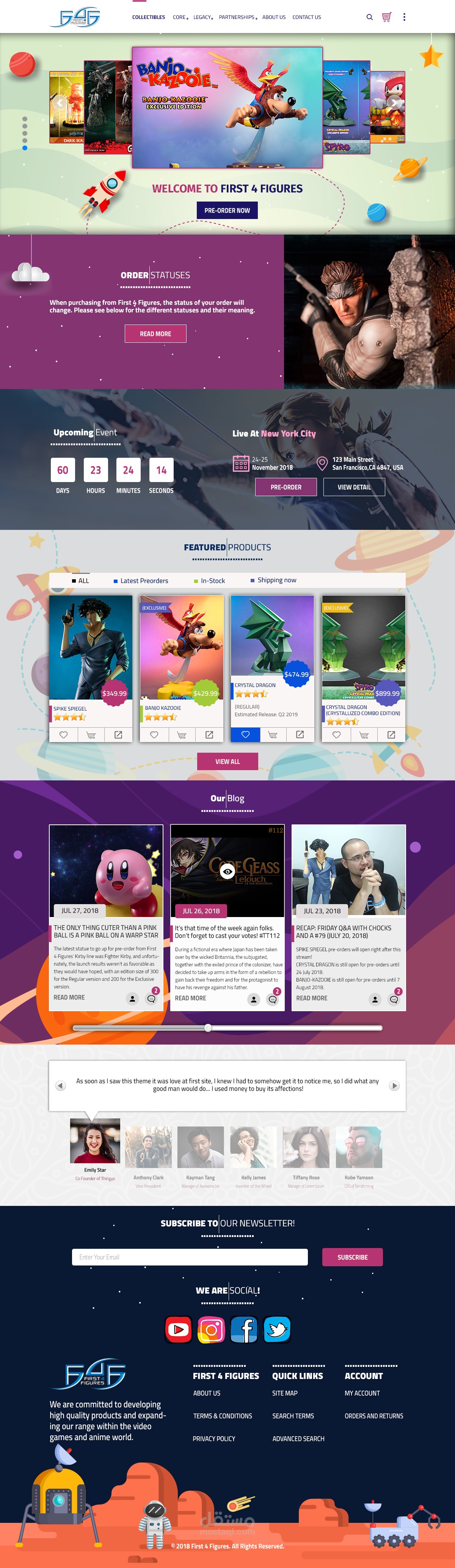 "First 4 Figures" UI website design مستقل