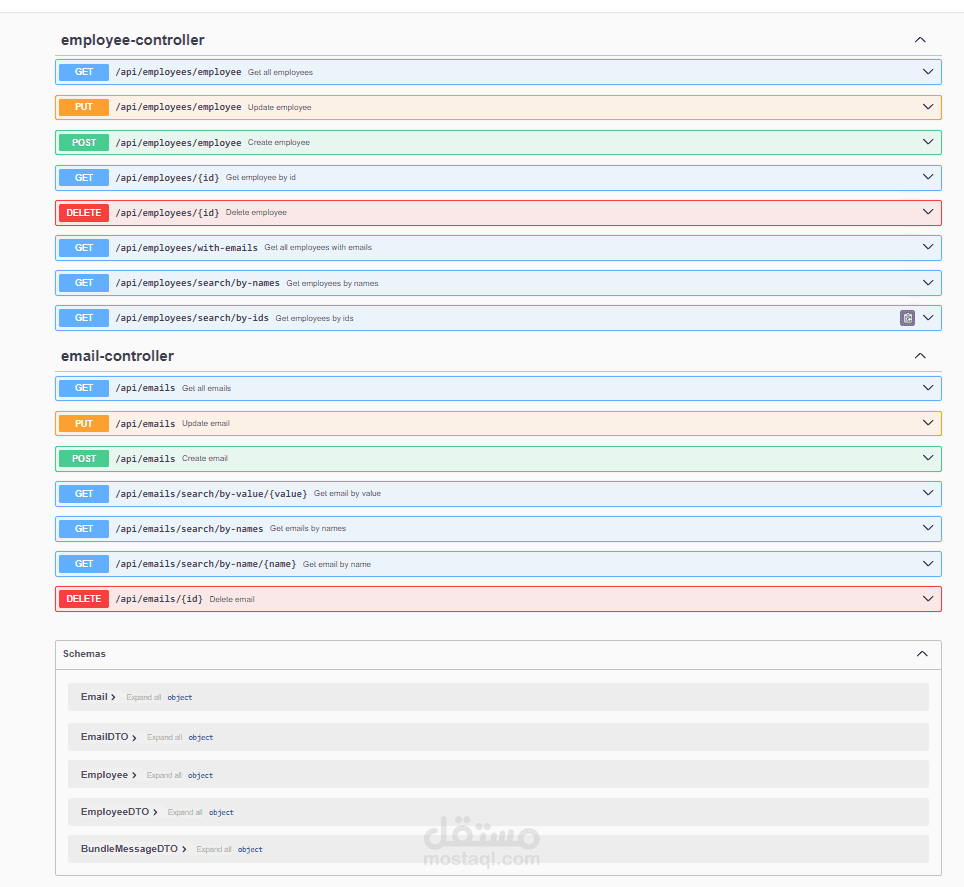 Employee Management System – backend Application