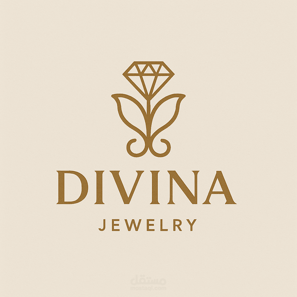 تصميم شعار فاخر لشركة مجوهرات – DIVINA