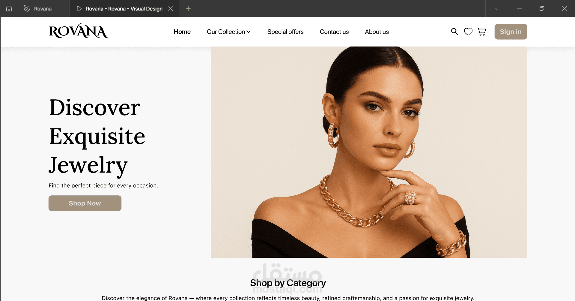 Rovana Website (UI/UX)