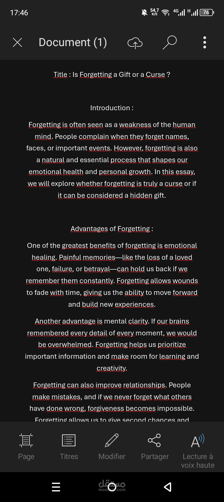 Is forgetfulness a gift or a curse?!
