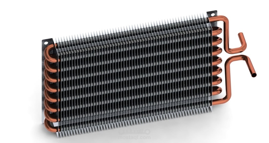 تصميم assembly ل heat exchanger باستخدام solidworks