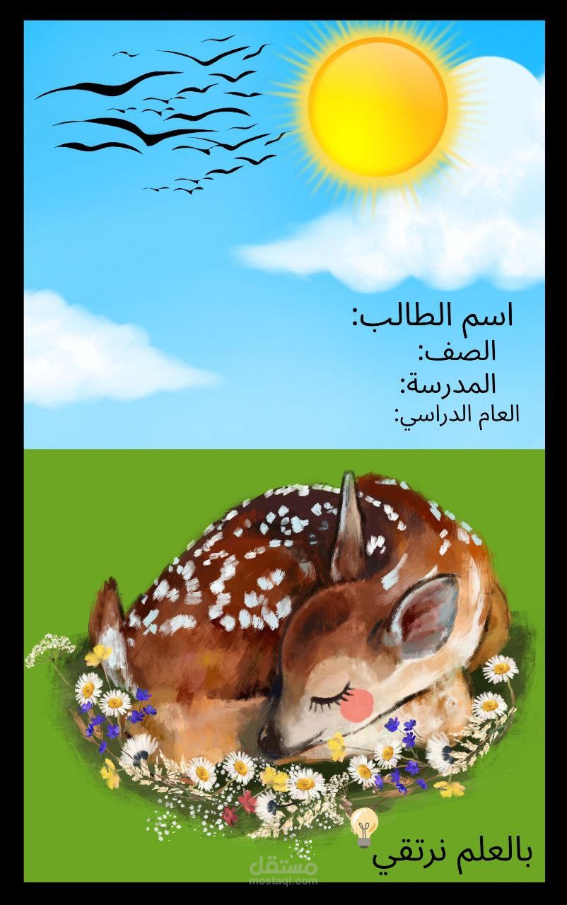 غلاف مذكرة اطفال
