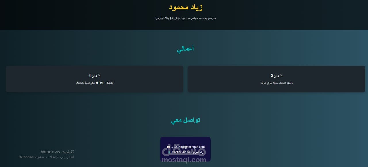 تصميم وبرمجة المواقع الإلكترونية