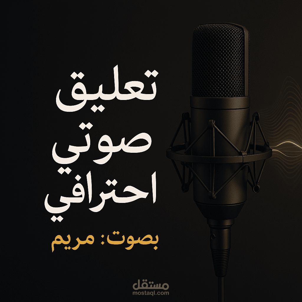 سأقدّم تعليقًا صوتيًا احترافيًا باللغة العربية الفصحى