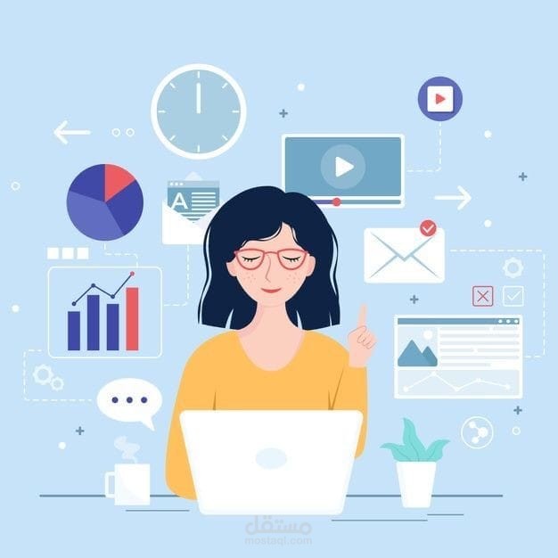 إنشاء مدونة على موقع Blogger و إدارتها.