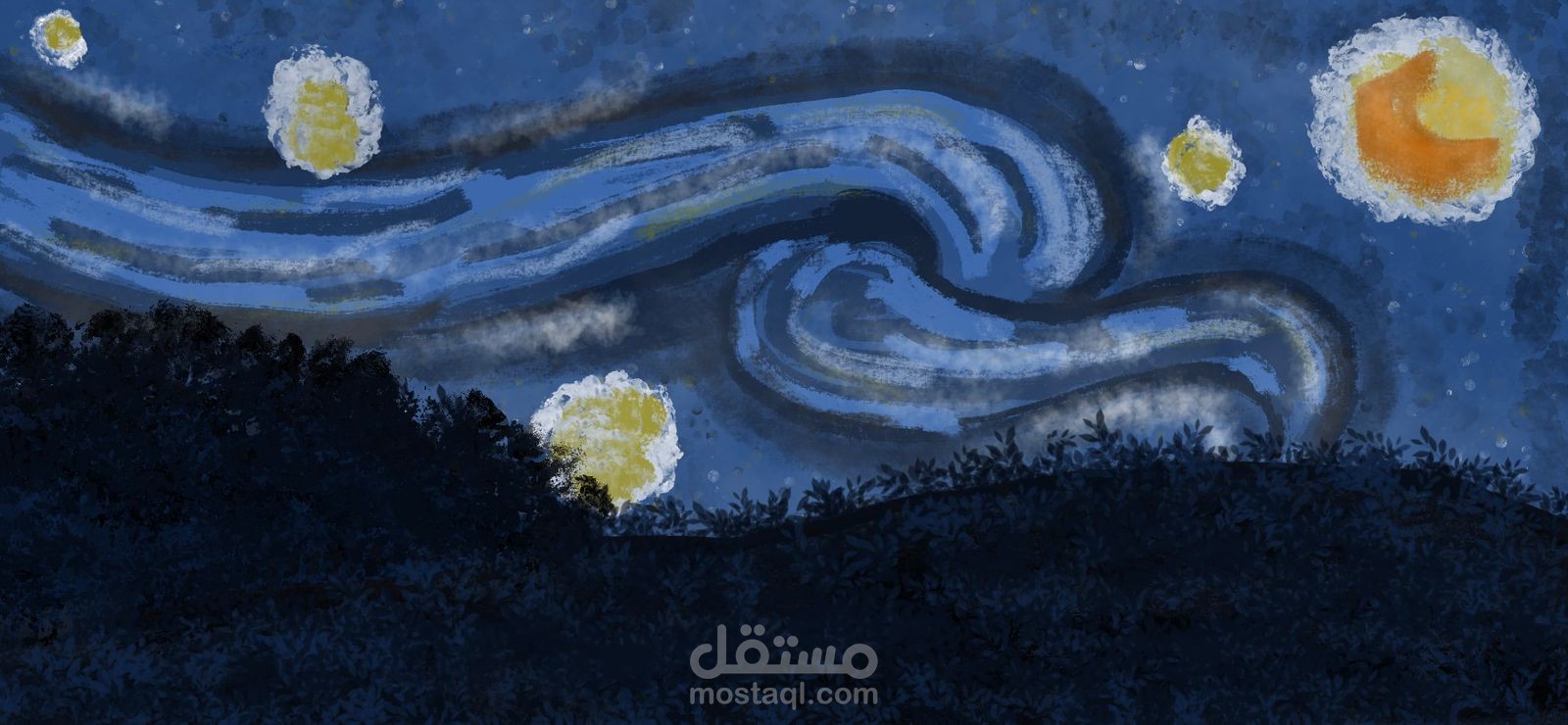 starry night - Digital artwork