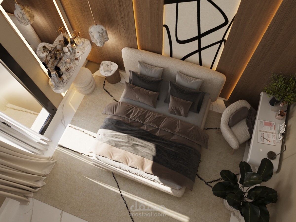 modern japandi bedroom