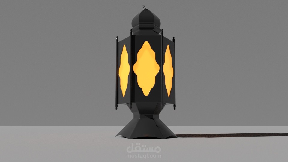 "تصميم ونمذجة فانوس رمضان احترافي - Maya"