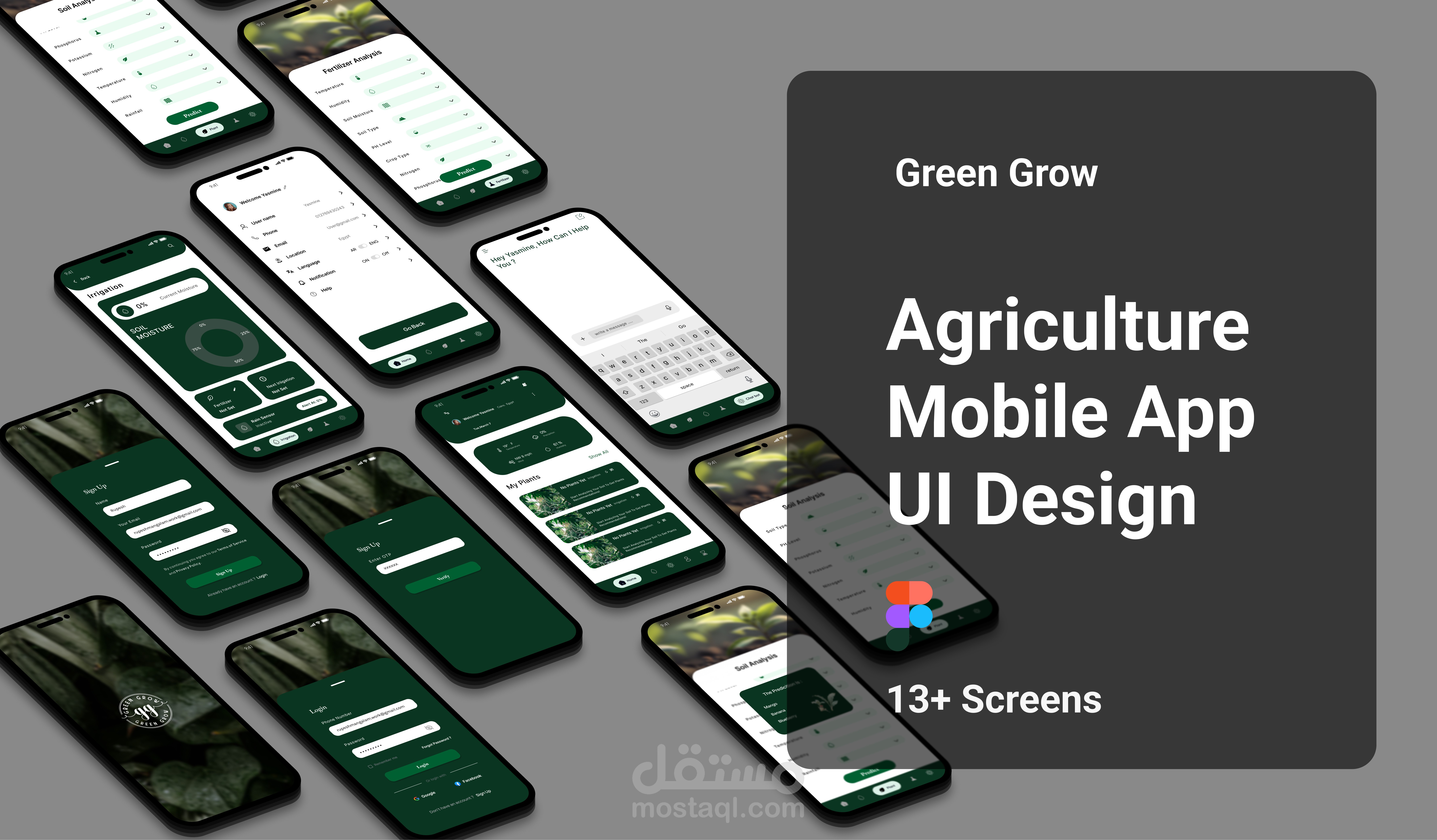 (Green Grow (Agriculture app with AI sensors