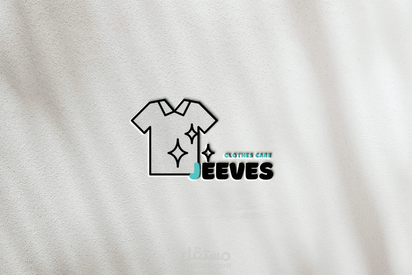تصميم شعار بسيط وجذاب لمحل Jevees لغسل الملابس