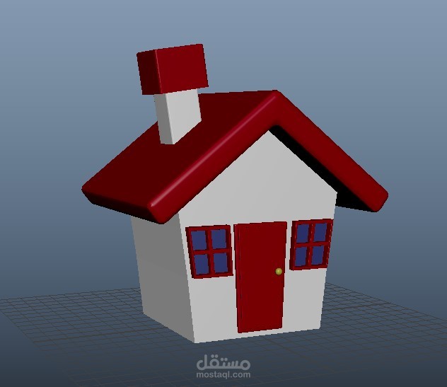 موديل بيت 3D