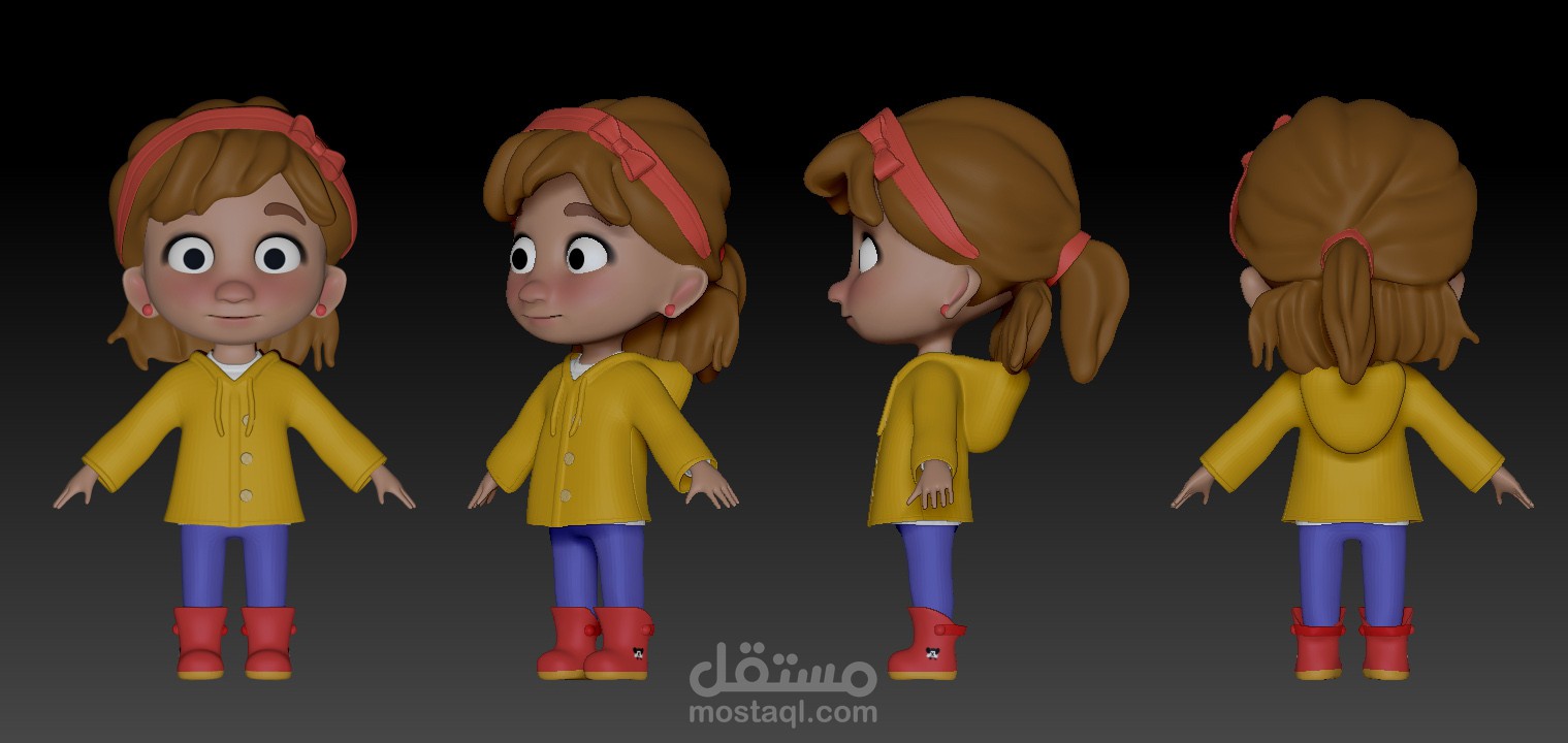 شخصية ثلاثية الابعاد 3D