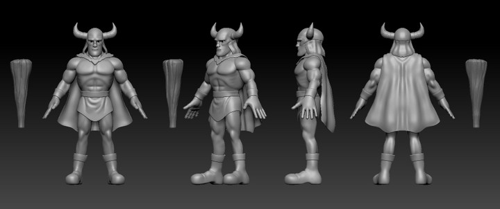 شخصية stylized ثلاثية الابعاد 3D