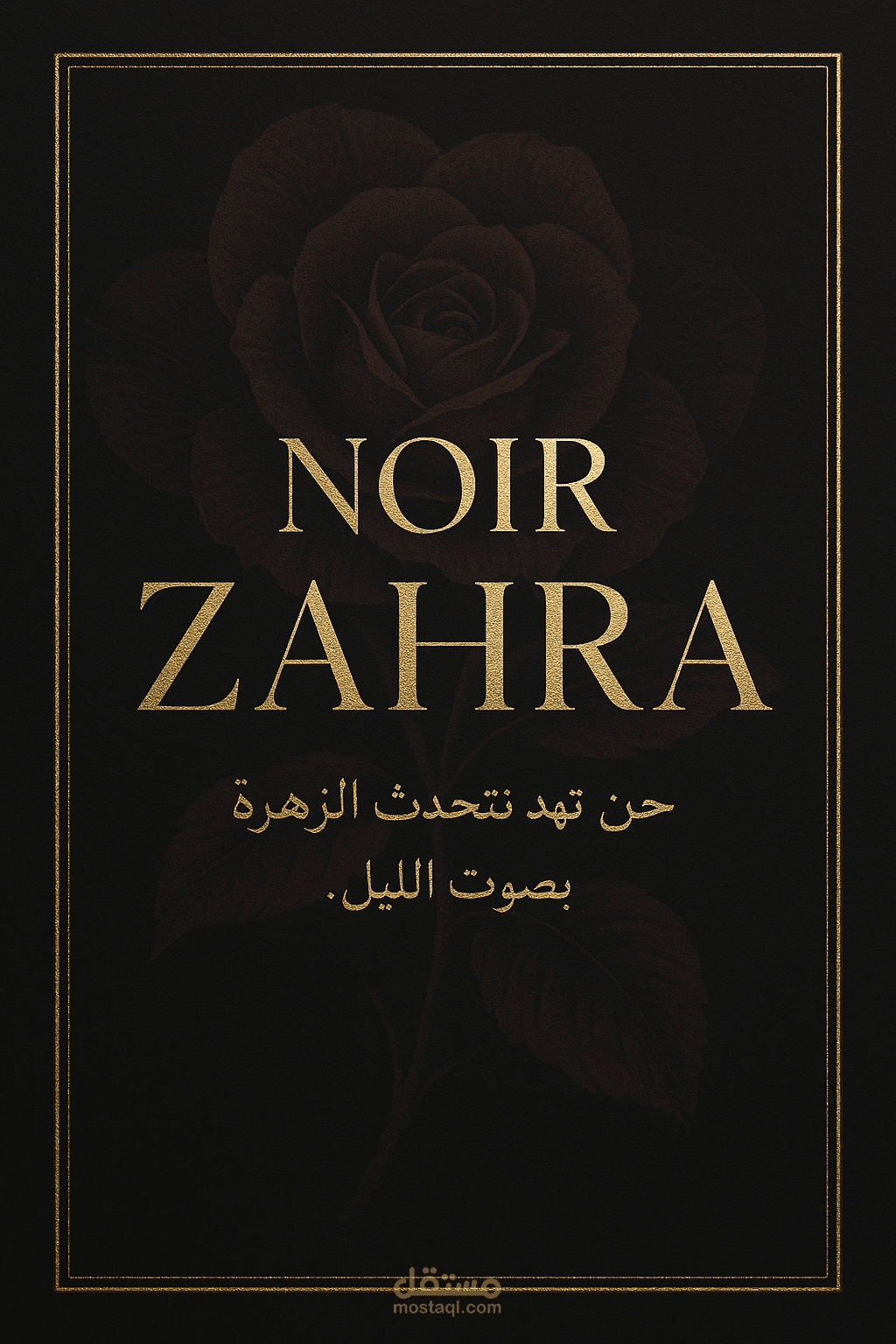 Noir Zahra   عطر الليل... ونبض الزهرة