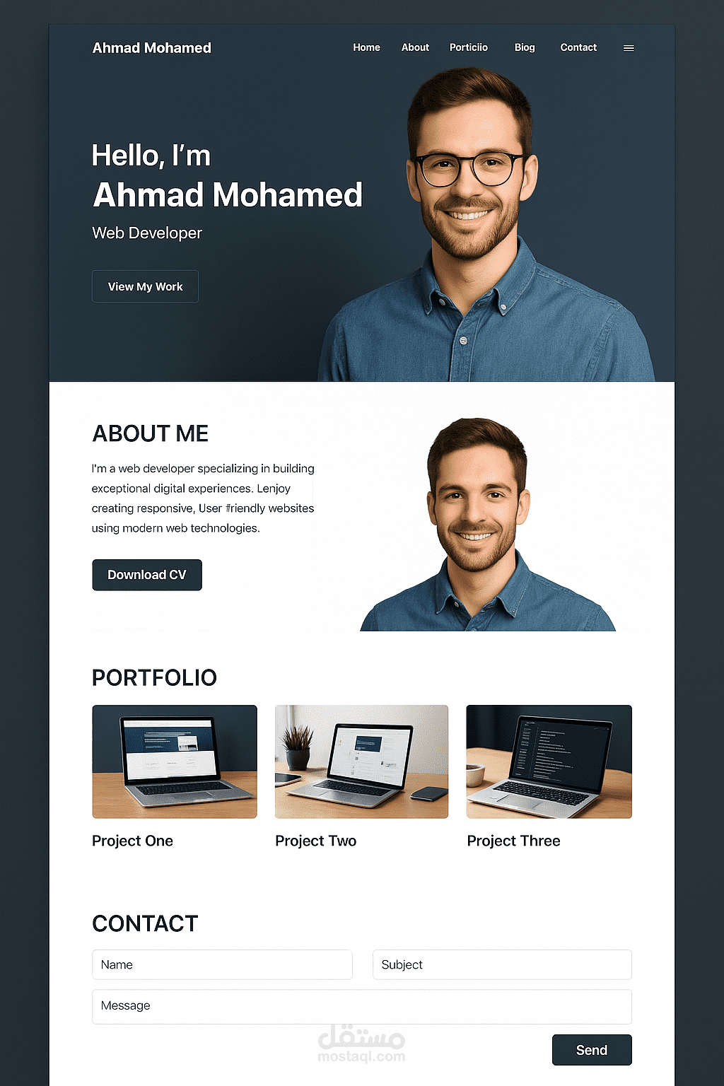 تطوير موقع شخصي باستخدام WordPress