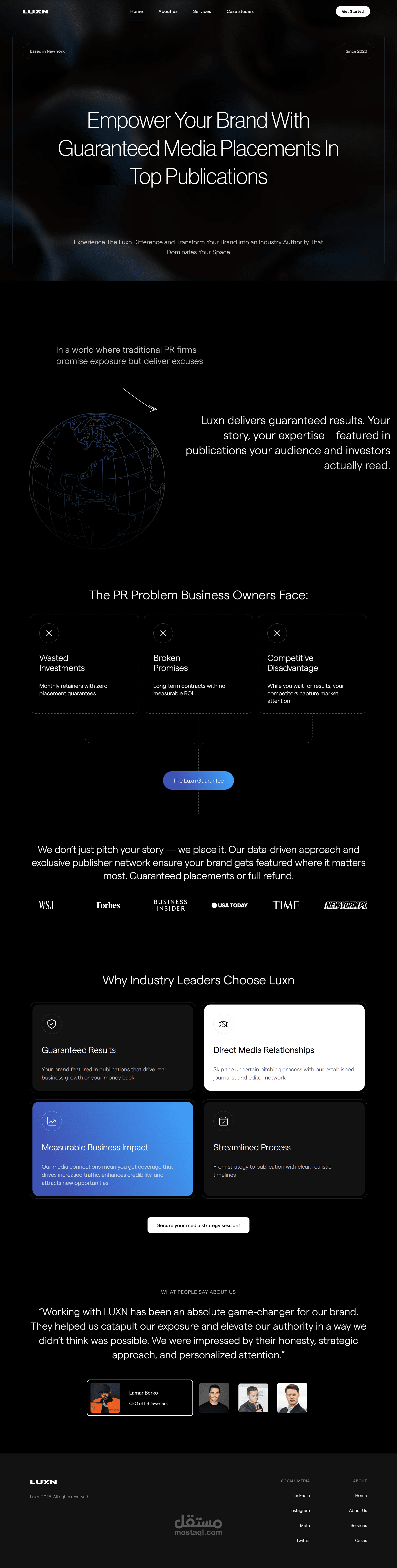 Luxn Site (Figma to Webflow)