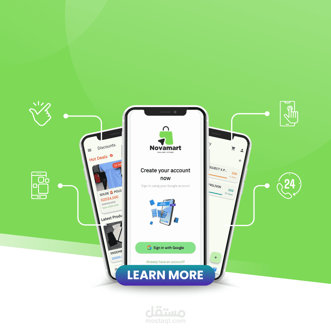 SmartStore – Your Mobile Shopping Companion Browse products, add to cart, and checkout with ease and security.