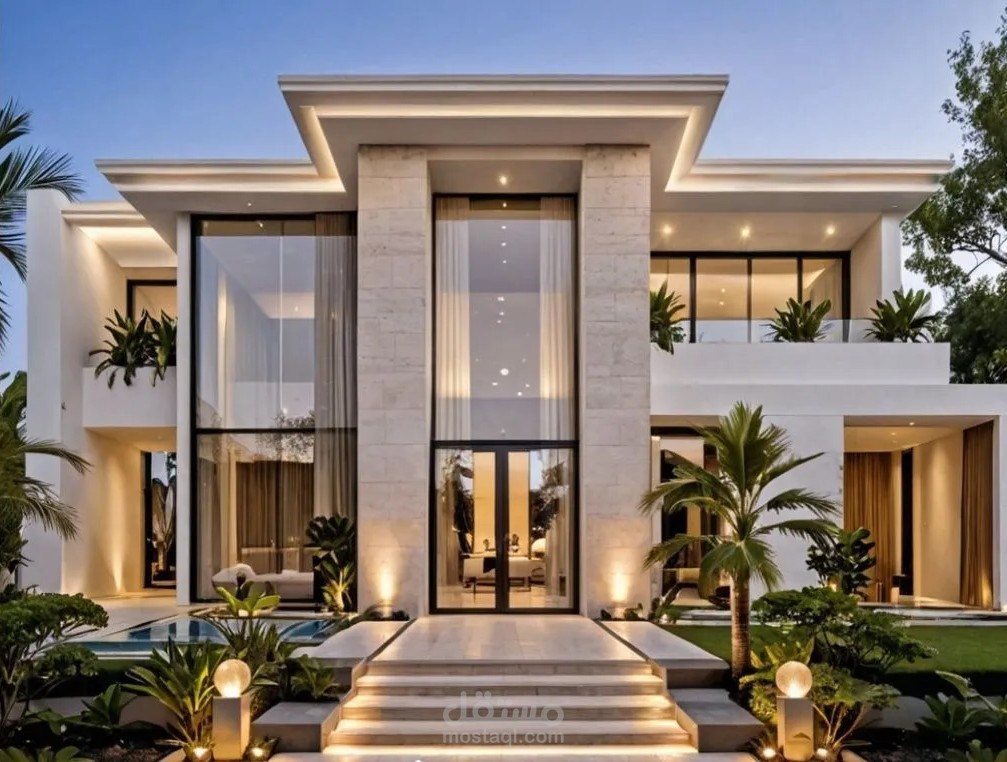 تصميم واجهه منزل [modern]