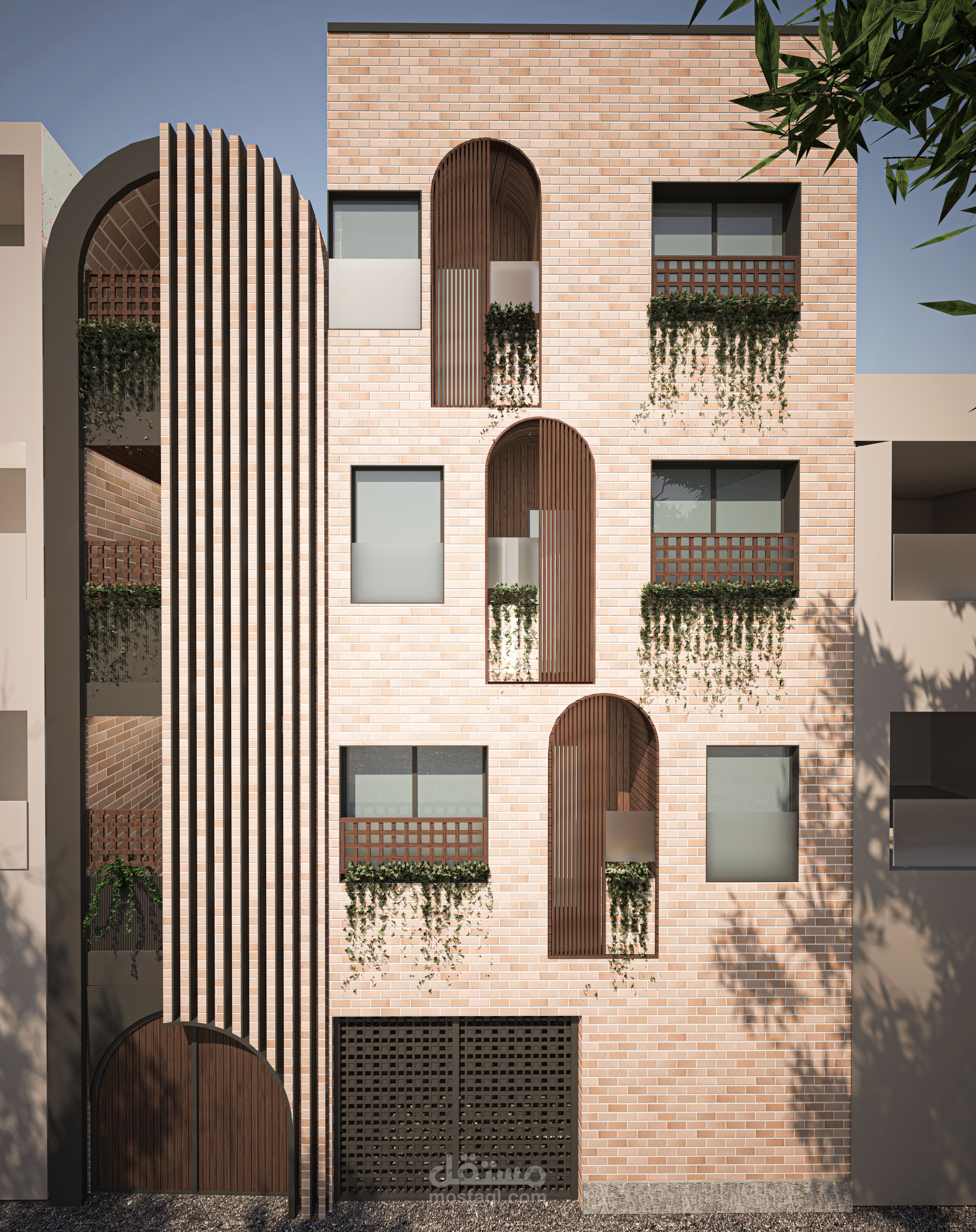تصميم الواجهة الحديثة
