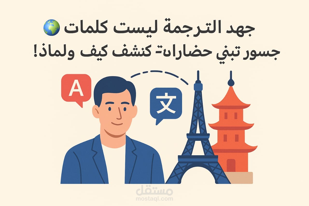 الترجمه ليست كلمات... بل جسور تبني حضارات_ اكتشف كيف و لماذا!