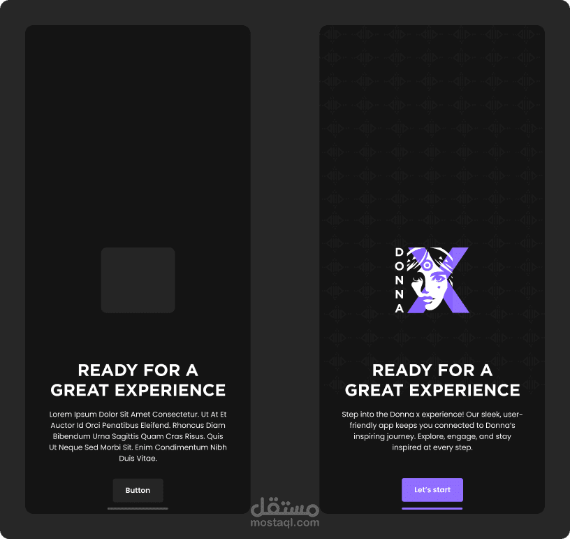 Donnax mobile app project