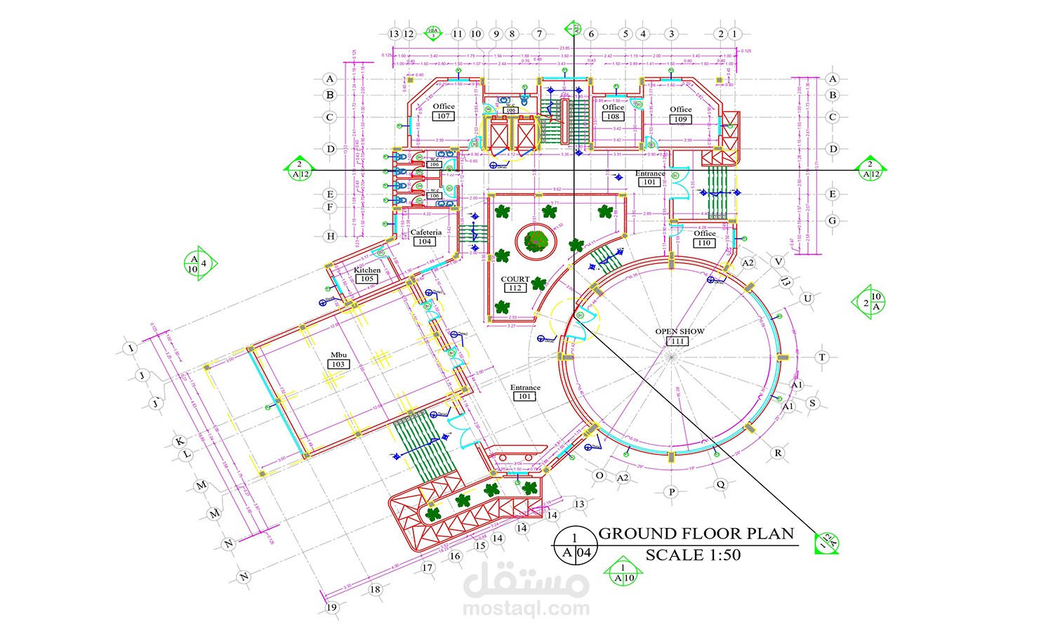 رسم مخططات معمارية  2D , 3D  باستخدام برنامج Autocad و  Revit