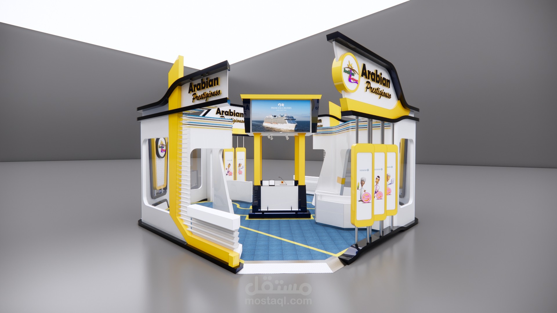 4 booth designing