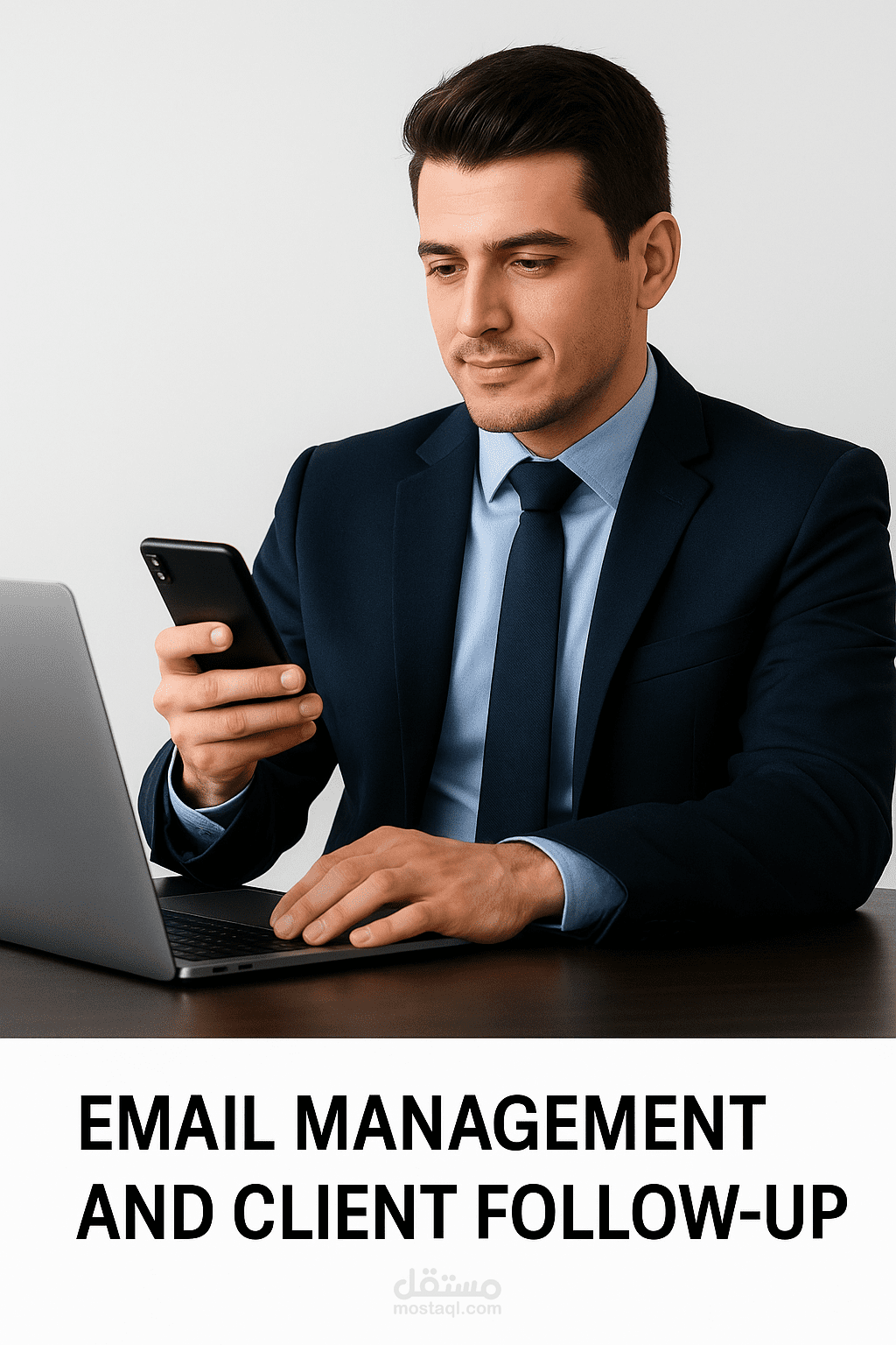 إدارة البريد الإلكتروني ومتابعة العملاء