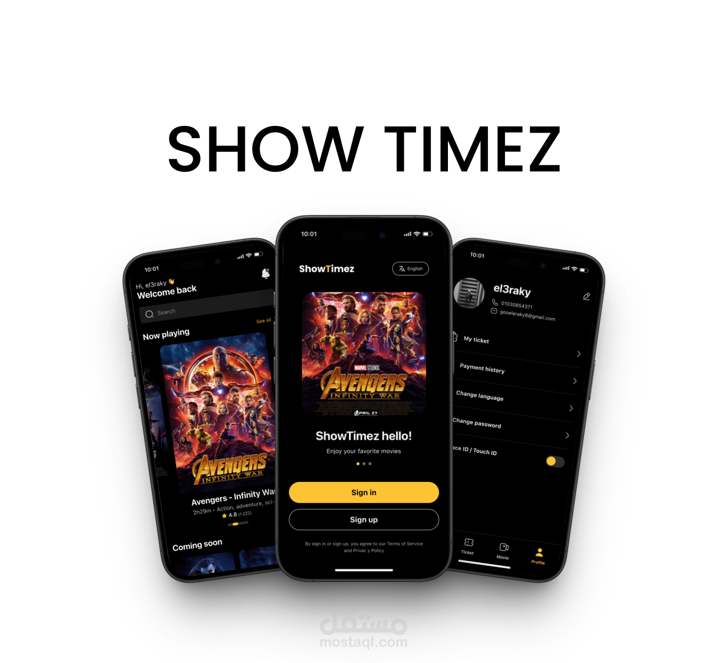 SHOWTIMEZ CINEMA APP