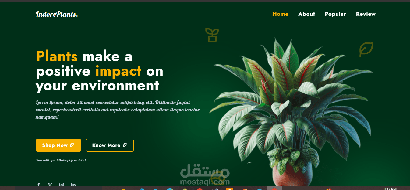 Plant Website