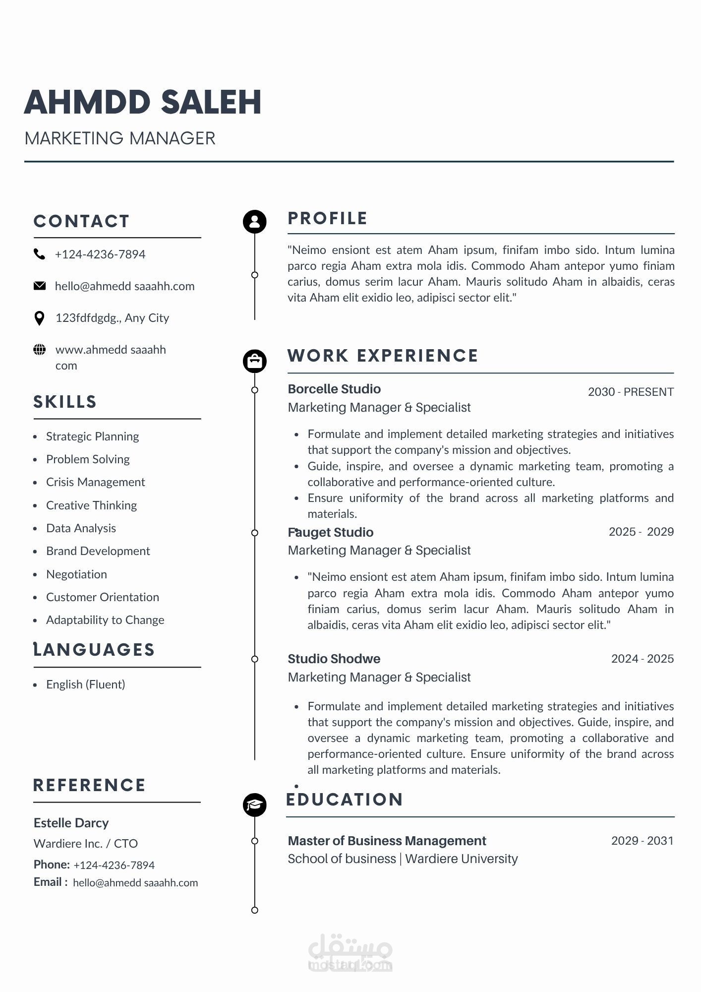 CV English ATS