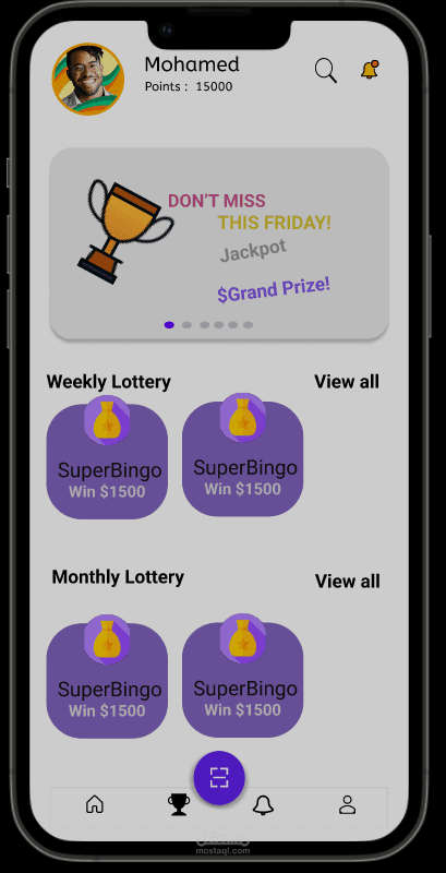 Lottery Event Planning Application