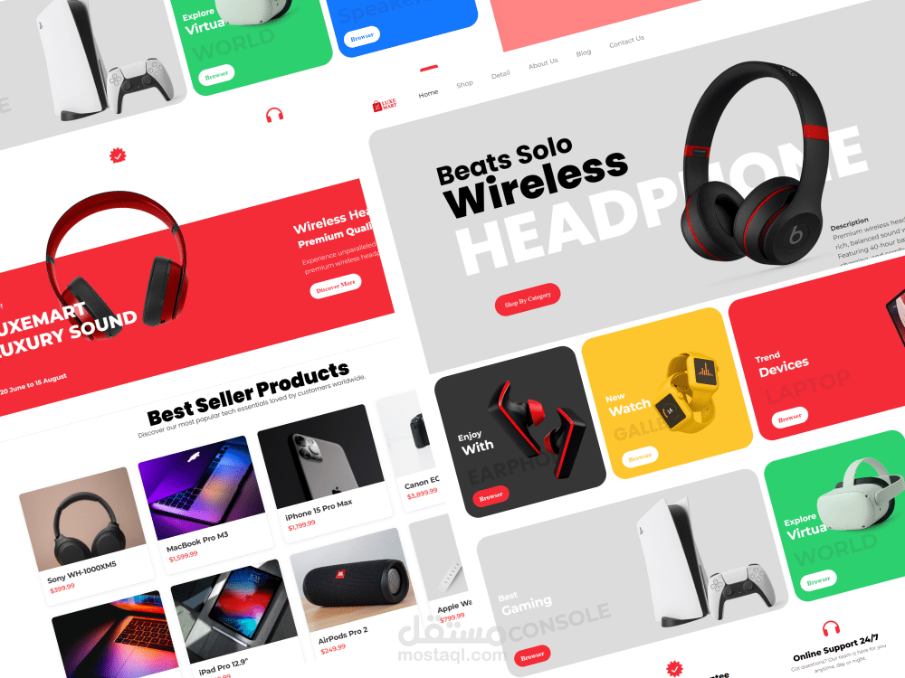 E-commerce Landing Page