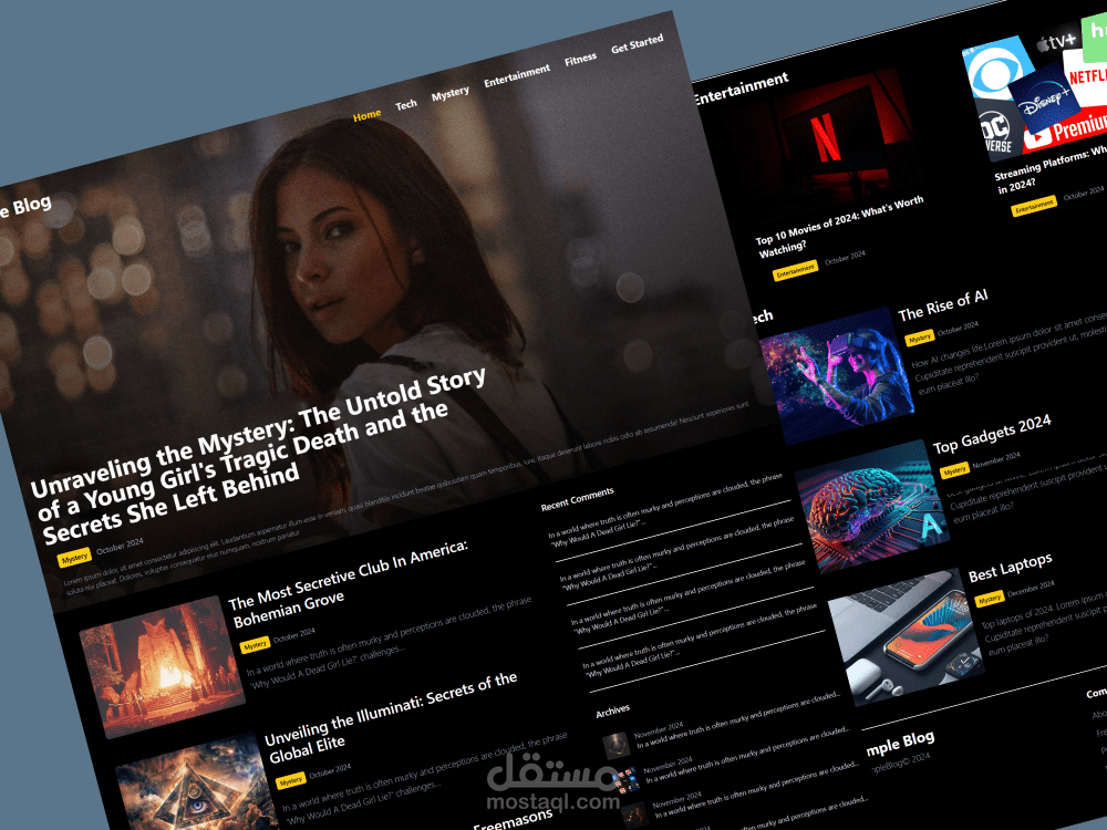 Simple Blog Website